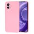 Husa pentru  Motorola Moto Edge 30 NEO Liquid Silicone, subțire, captusita cu microfibra, anti amprentă, protectie cameră foto, negru