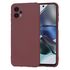 Husa pentru  Motorola Moto G23 Liquid Silicone, subțire, captusita cu microfibra, anti amprentă, protectie cameră foto, fucsia