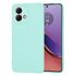 Husa pentru  Motorola Moto G84 Liquid Silicone, subțire, captusita cu microfibra, anti amprentă, protectie cameră foto, mov