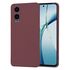 Husa pentru  OnePlus Nord CE4 Lite Liquid Silicone, subțire, captusita cu microfibra, anti amprentă, protectie cameră foto, roz inchis