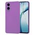 Husa pentru  OnePlus Nord CE4 Lite Liquid Silicone, subțire, captusita cu microfibra, anti amprentă, protectie cameră foto, roz inchis