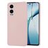 Husa pentru  OnePlus Nord CE4 Lite Liquid Silicone, subțire, captusita cu microfibra, anti amprentă, protectie cameră foto, roz inchis