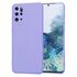 Husa pentru  Samsung Galaxy S20 Plus Liquid Silicone, subțire, captusita cu microfibra, anti amprentă, protectie cameră foto, albastru