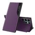 Husa pentru  Samsung Galaxy S22 Ultra 5G tip carte, Smart View, rosu