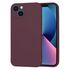Husa pentru  iPhone 13 Liquid Silicone, subțire, captusita cu microfibra, anti amprentă, protectie cameră foto, turcoaz
