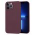 Husa pentru  iPhone 13 Pro Max Liquid Silicone, subțire, captusita cu microfibra, anti amprentă, protectie cameră foto, turcoaz