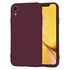 Husa pentru iPhone XR Liquid Silicone, subțire, captusita cu microfibra, anti amprentă, protectie cameră foto, lavanda