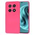 Husa pentru  Huawei Nova 12i Liquid Silicone, subțire, captusita cu microfibra, anti amprentă, protectie cameră foto, albastru