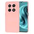 Husa pentru  Huawei Nova 12i Liquid Silicone, subțire, captusita cu microfibra, anti amprentă, protectie cameră foto, albastru