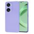Husa pentru  Huawei nova 12 SE Liquid Silicone, subțire, captusita cu microfibra, anti amprentă, protectie cameră foto, bordeaux