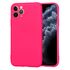 Husa pentru  iPhone 11 Pro Liquid Silicone, subțire, captusita cu microfibra, anti amprentă, protectie cameră foto, bordeaux