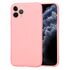 Husa pentru  iPhone 11 Pro Liquid Silicone, subțire, captusita cu microfibra, anti amprentă, protectie cameră foto, bordeaux