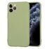 Husa pentru  iPhone 11 Pro Liquid Silicone, subțire, captusita cu microfibra, anti amprentă, protectie cameră foto, bordeaux