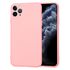 Husa pentru  iPhone 11 Pro Max Liquid Silicone, subțire, captusita cu microfibra, anti amprentă, protectie cameră foto, negru
