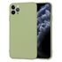 Husa pentru  iPhone 11 Pro Max Liquid Silicone, subțire, captusita cu microfibra, anti amprentă, protectie cameră foto, negru