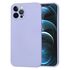 Husa pentru  iPhone 12 Pro Max Liquid Silicone, subțire, captusita cu microfibra, anti amprentă, protectie cameră foto, albastru