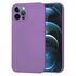 Husa pentru  iPhone 12 Pro Max Liquid Silicone, subțire, captusita cu microfibra, anti amprentă, protectie cameră foto, albastru