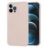 Husa pentru  iPhone 12 Pro Max Liquid Silicone, subțire, captusita cu microfibra, anti amprentă, protectie cameră foto, albastru