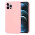 Husa pentru  iPhone 12 Pro Max Liquid Silicone, subțire, captusita cu microfibra, anti amprentă, protectie cameră foto, albastru