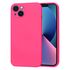 Husa pentru  iPhone 13 Liquid Silicone, subțire, captusita cu microfibra, anti amprentă, protectie cameră foto, turcoaz