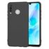 Husa pentru Huawei P30 Lite Liquid Silicone, subțire, captusita cu microfibra, anti amprentă, protectie cameră foto, mov