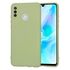 Husa pentru Huawei P30 Lite Liquid Silicone, subțire, captusita cu microfibra, anti amprentă, protectie cameră foto, mov