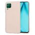 Husa pentru Huawei P40 Lite Liquid Silicone, subțire, captusita cu microfibra, anti amprentă, protectie cameră foto, negru