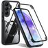 Pachet 360: Husa cu folie integrata pentru  Samsung Galaxy S23 FE cu MagSafe Cover360 fata / spate - roz