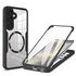 Pachet 360: Husa cu folie integrata pentru  Samsung Galaxy S24+ Plus cu MagSafe Cover360 fata / spate - albastru