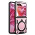 Husa pentru  Motorola Razr 50 Ultra cu protecție pentru cameră și suport magnetic integrat Ring Shockproof, rosu
