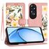 Husa tip carte pentru  Oppo A60, functie stand si port carduri, mov
