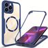 Pachet 360: Husa cu folie integrata pentru  iPhone 13 Pro Max cu MagSafe Cover360 fata / spate - roz
