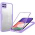 Pachet 360: Husa cu folie integrata pentru  Samsung Galaxy A22 5G Cover360 fata / spate - negru