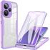 Pachet 360: Husa cu folie integrata pentru  Xiaomi Redmi Note 13 Pro+ Plus 5G Cover360 fata / spate - albastru