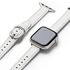 Curea pentru Apple Watch 4, 5, 6, 7, 8, 9, SE, SE2, Ultra, Ultra 2 (38/40/41mm) Leather Slim - negru intens