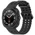 Curea pentru Samsung Galaxy Watch Ultra 47mm din silicon - albastru inchis