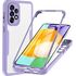 Pachet 360: Husa cu folie integrata pentru  Samsung Galaxy A53 5G Cover360 fata / spate - albastru