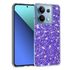 Husa pentru  Xiaomi Redmi Note 13 4G cu sclipici Liquid Crystal Glitter, roz