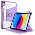 Husa pentru iPad 11 2025, iPad 10 2022 rotativa de tip stand cu functie sleep/wake-up si slot pentru stylus, mov
