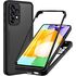 Pachet 360: Husa cu folie integrata pentru  Samsung Galaxy A13 4G Cover360 fata / spate - mov