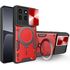Husa pentru  Honor X6b cu protecție pentru cameră și suport magnetic integrat Ring Shockproof, negru