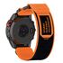 Curea pentru Garmin Fenix 3/3 HR/5X/5X Plus/6X/6X Pro/7X/7X Pro Solar 26 mm Quickfit din material textil - portocaliu
