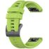 Curea pentru Garmin Fenix 5/5 Plus 6/6 Pro/7/Forerunner 935/945/955/Approach S60/S62 22 mm din silicon - verde inchis
