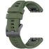 Curea pentru Garmin Fenix 5/5 Plus 6/6 Pro/7/Forerunner 935/945/955/Approach S60/S62 22 mm din silicon - verde inchis