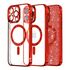 Husa pentru  iPhone 13 Pro Max cu MagSafe Sparkle Glare Detachable Layer, cu protectie lentile - rosu