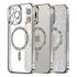 Husa pentru  iPhone 13 Pro cu MagSafe Sparkle Glare Detachable Layer, cu protectie lentile - roz