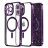 Husa pentru  iPhone 13 Pro cu MagSafe Sparkle Glare Detachable Layer, cu protectie lentile - roz