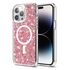Husa pentru  iPhone 14 Pro MagSafe cu sclipici Liquid Crystal Glitter, albastru