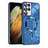 Husa pentru Samsung Galaxy S21 Ultra cu MagSafe Sparkle Glare Detachable Layer, cu protectie lentile - argintiu