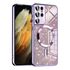 Husa pentru Samsung Galaxy S21 Ultra cu MagSafe Sparkle Glare Detachable Layer, cu protectie lentile - argintiu